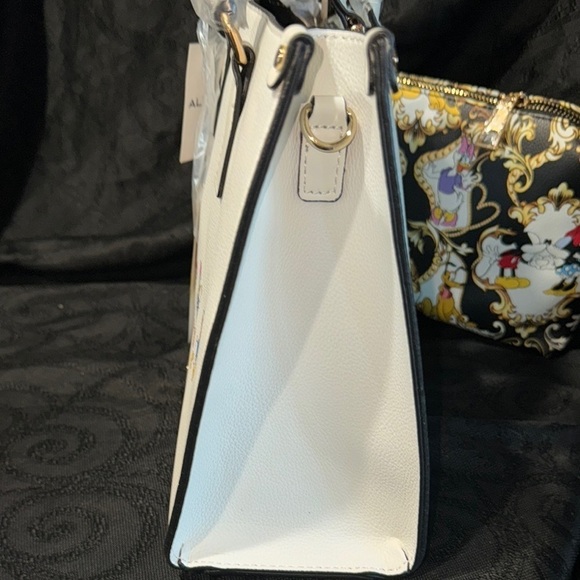 DISNEY X ALDO 100 Mickey & Minnie Handbag and Disney MULTI CHARACTER  Crossbody - Picture 4 of 14